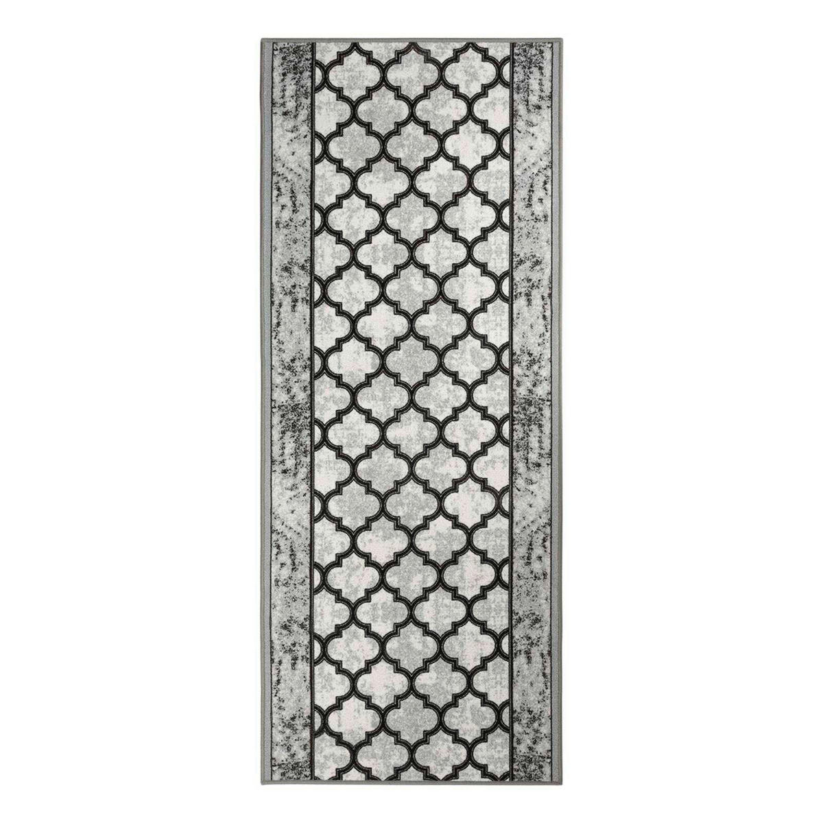 LÄUFER 80/700 cm Grau  - Grau, Design, Kunststoff/Textil (80/700cm) - Novel