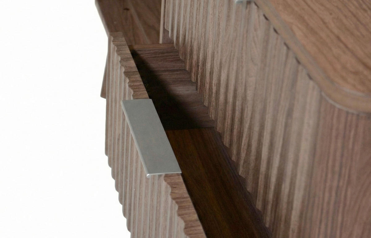 ECKSCHREIBTISCH 148/120/76,20 cm Walnussfarben Kabeldurchlass, Stauraum, seitenverkehrt montierbar  - Silberfarben/Walnussfarben, MODERN, Holzwerkstoff/Metall (148/120/76,20cm) - MID.YOU