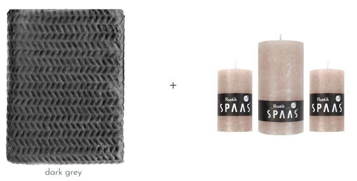 GESCHENKBOX  - Anthrazit, Basics, Textil (130/170cm) - Novel