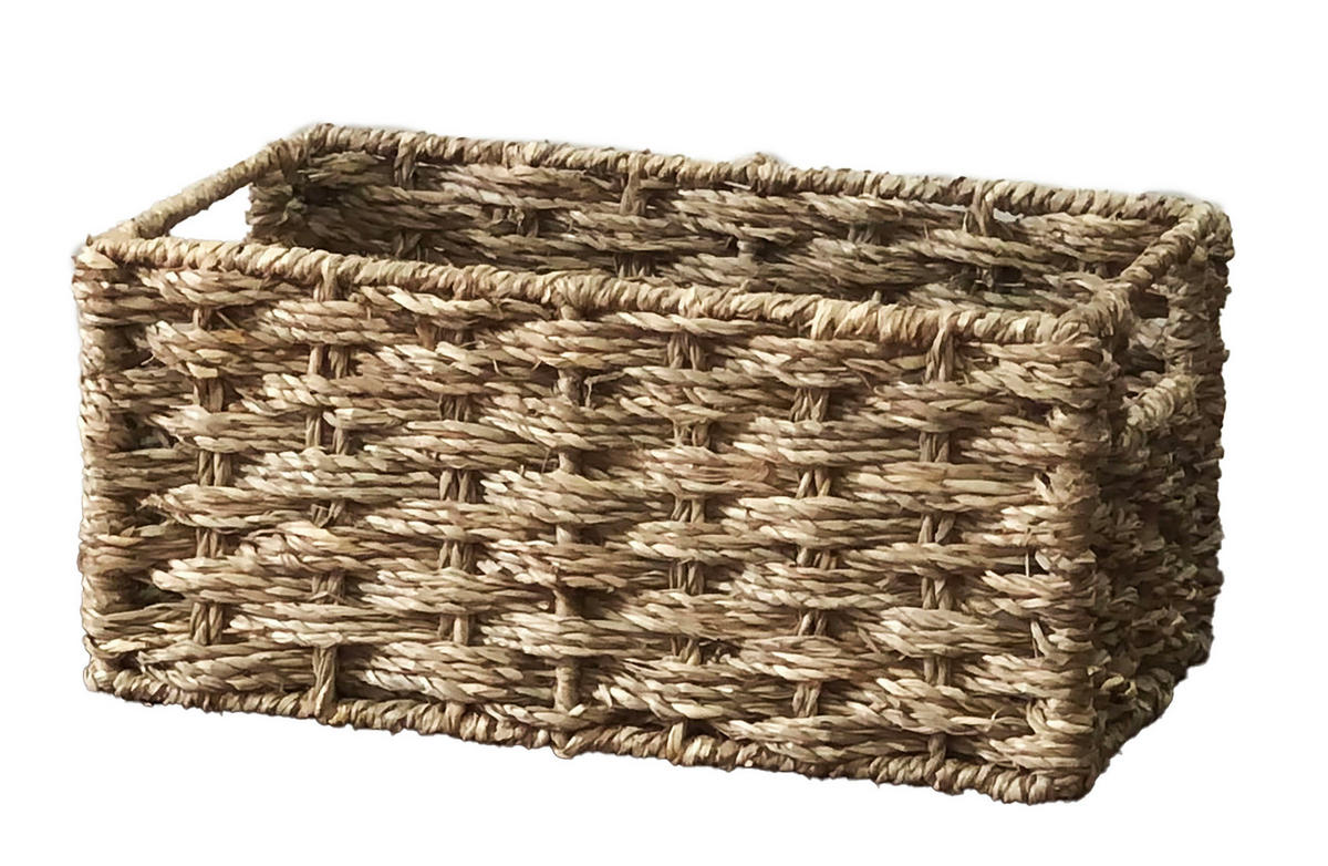 REGALKORB 28/17/13 cm   - Naturfarben, Basics, Naturmaterialien/Metall (28/17/13cm) - Landscape