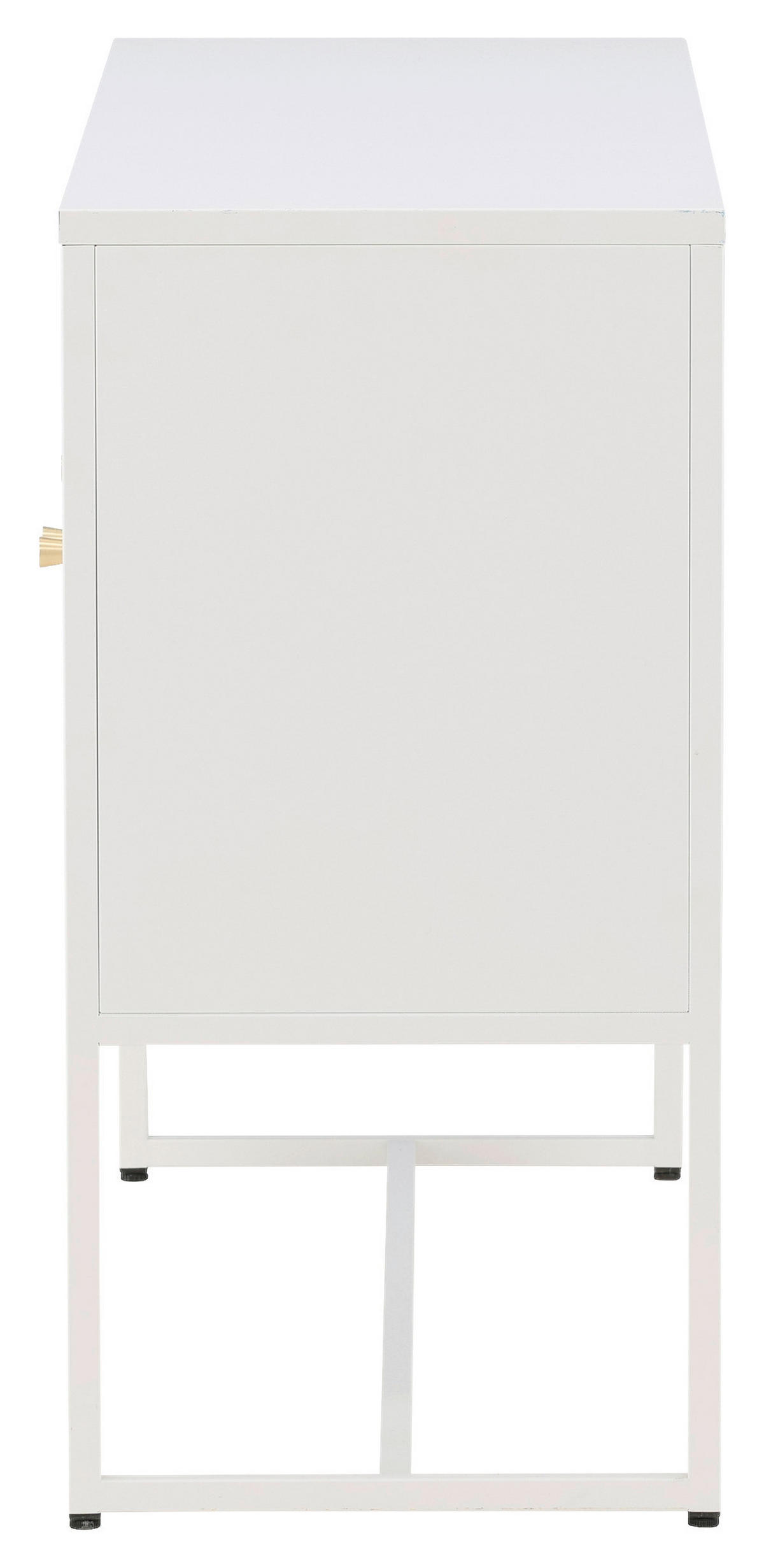 SIDEBOARD  in 120/80/40 cm  - Weiß, Design, Metall (120/80/40cm) - Livetastic