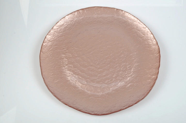PLATZTELLER Glas  - Rosa, Trend, Glas (33cm) - Novel