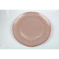 PLATZTELLER Glas  - Rosa, Trend, Glas (33cm) - Novel