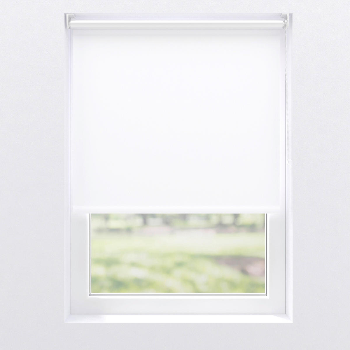 ROLLO  blickdicht  110/150 cm    - Weiß, Basics, Kunststoff (110/150cm)