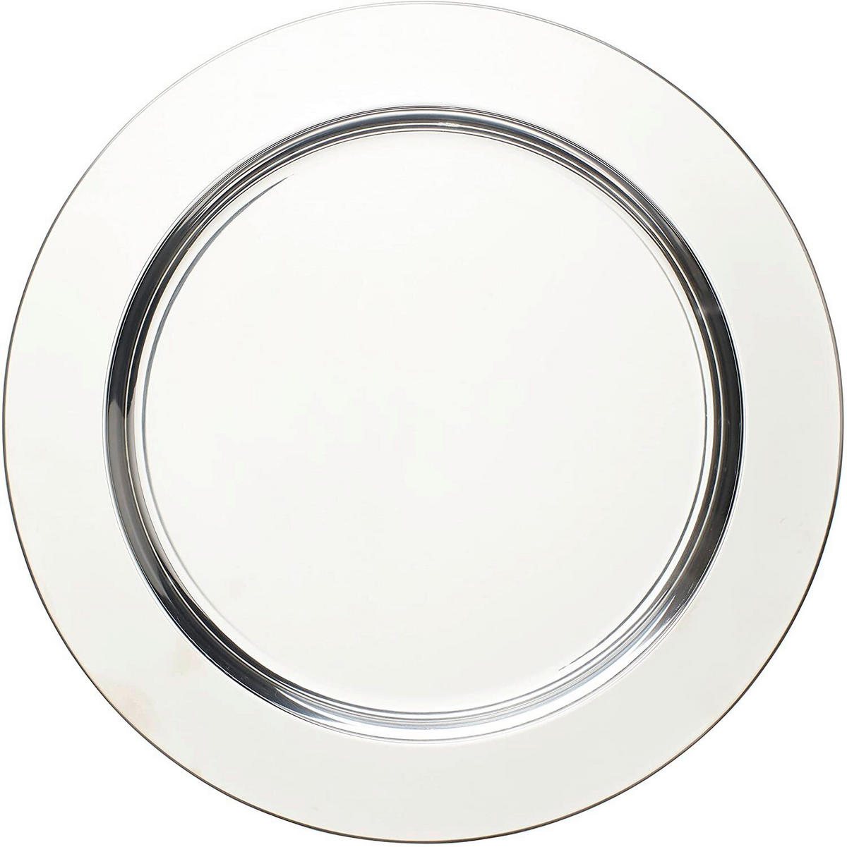 PLATZTELLER 33 cm 2-teilig  - Silberfarben, Basics, Metall (33cm) - Echtwerk