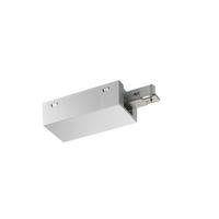 SCHIENENSYSTEM-EINSPEISER - Nickelfarben, Basics, Metall (4,5/9,6cm) - Fischer & Honsel