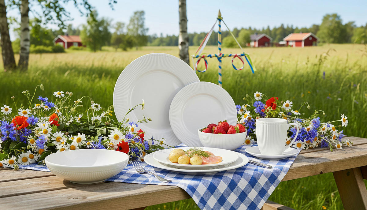 KOMBI SERVIS    24-dijelni   NELE  - bijela, Konvencionalno, keramika - Landscape