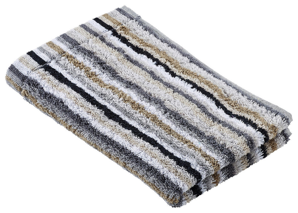 GÄSTETUCH Lifestyle Grau 30/50 cm  - Grau, Basics, Textil (30/50cm) - Cawoe