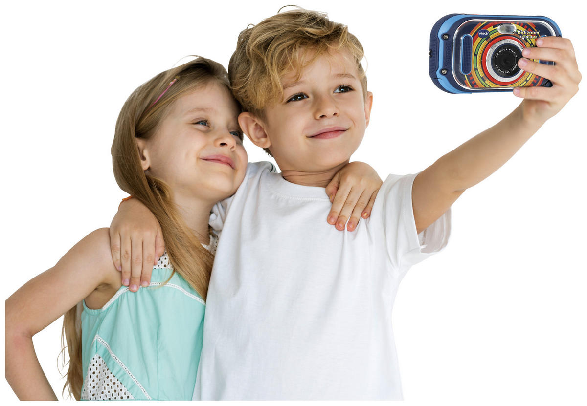 KINDERKAMERA Kidizoom Touch 5.0  - Blau/Multicolor, Basics, Kunststoff (25,4/27,9/5,8cm) - Vtech