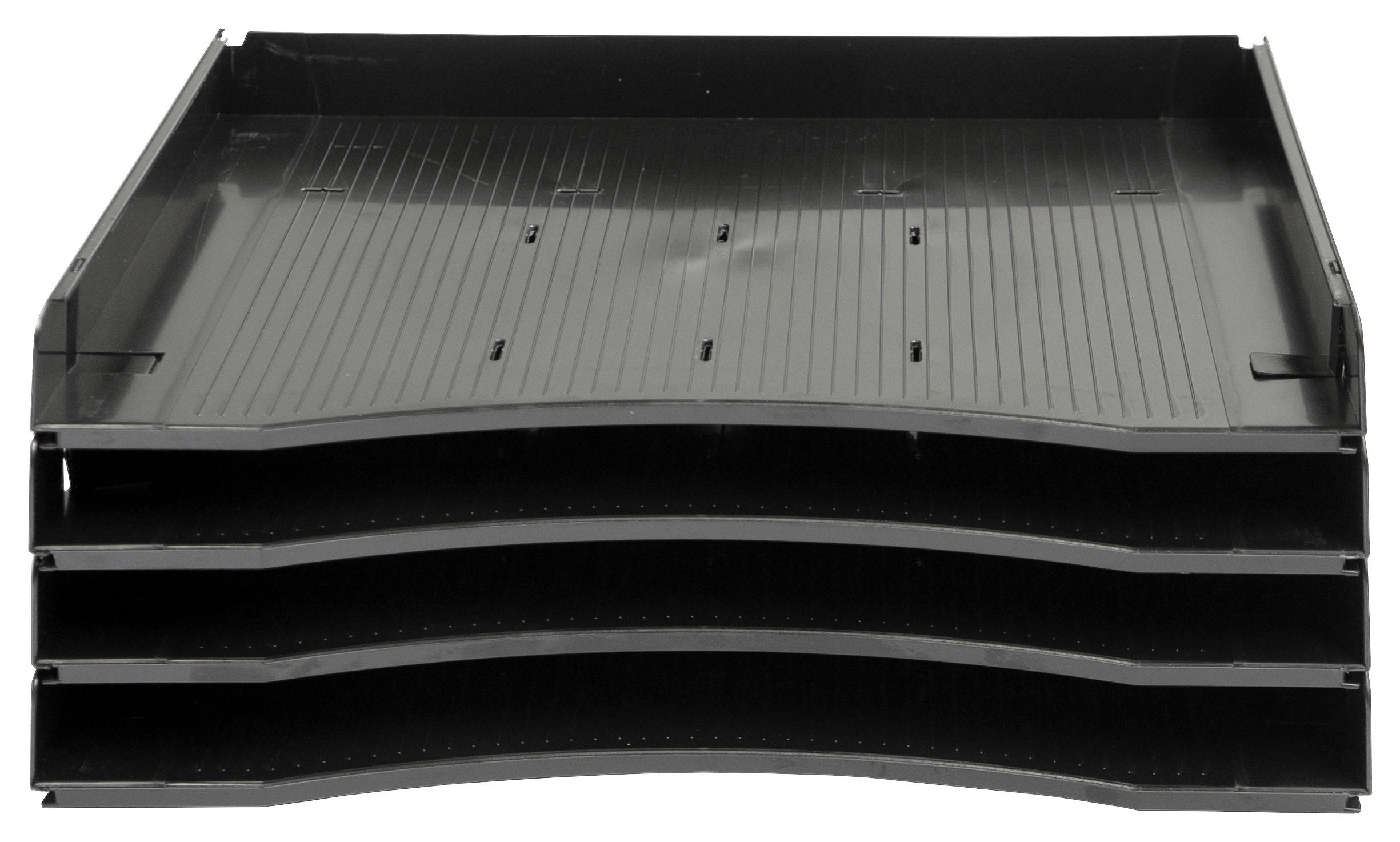 SCHUBKASTENEINSATZ 33,7/13,5/21,2 cm   - Schwarz, Konventionell, Kunststoff (33,7/13,5/21,2cm) - Moderano