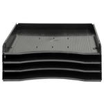 SCHUBKASTENEINSATZ 33,7/13,5/21,2 cm   - Schwarz, KONVENTIONELL, Kunststoff (33,7/13,5/21,2cm) - Moderano