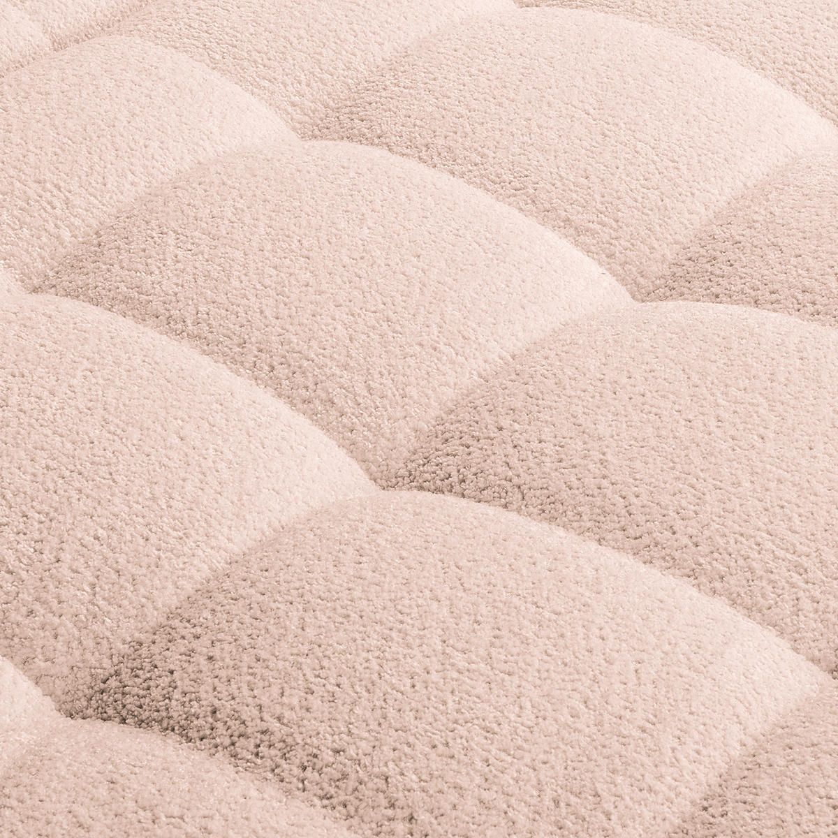 ECKSOFA Naomi in Chenille Rosa Rückenkissen  243/284 cm  - Schwarz/Rosa, Design, Kunststoff/Textil (243/284cm) - P & B