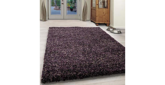 HOCHFLORTEPPICH 60/110 cm Enjoy  - Lila, KONVENTIONELL, Textil (60/110cm) - Novel