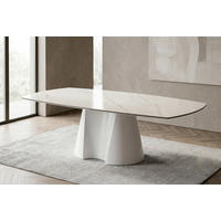 STOL ZA BLAGOVAONICU  tamno siva  metal, keramika  - tamno siva, Moderno, metal/keramika (120/240cm) - Belluti