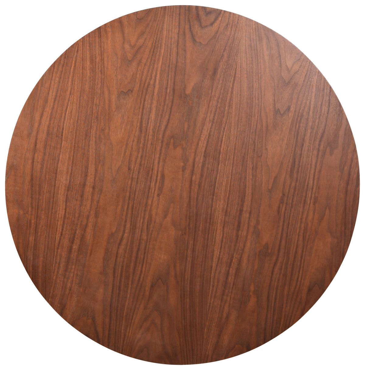 ESSTISCH Echtholz, Nachbildung  Holz, Holzwerkstoff rund Walnussfarben  - Walnussfarben, MODERN, Holz/Holzwerkstoff (120/75cm) - Livetastic