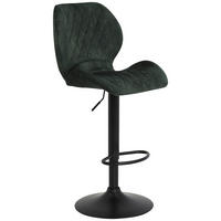 BARHOCKER in Anthrazit, Schwarz  - Anthrazit/Schwarz, MODERN, Textil/Metall (42/96-117/51cm) - Boxxx