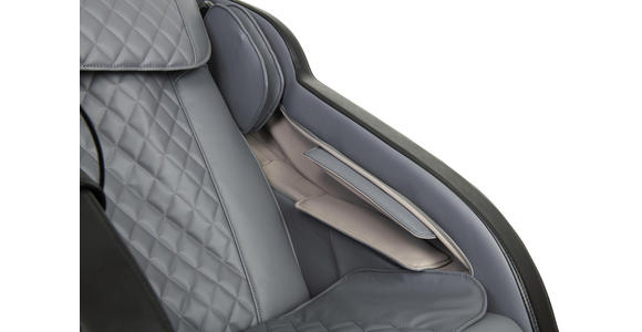 MASSAGESESSEL in Textil Grau, Schwarz - Schwarz/Grau, Design, Textil (75/117/160cm) - Cantus