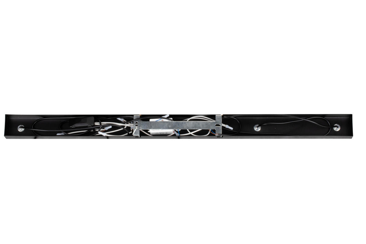 LED-HÄNGELEUCHTE 85/5,5/175 cm   - Eichefarben/Schwarz, Design, Metall (85/5,5/175cm) - Novel