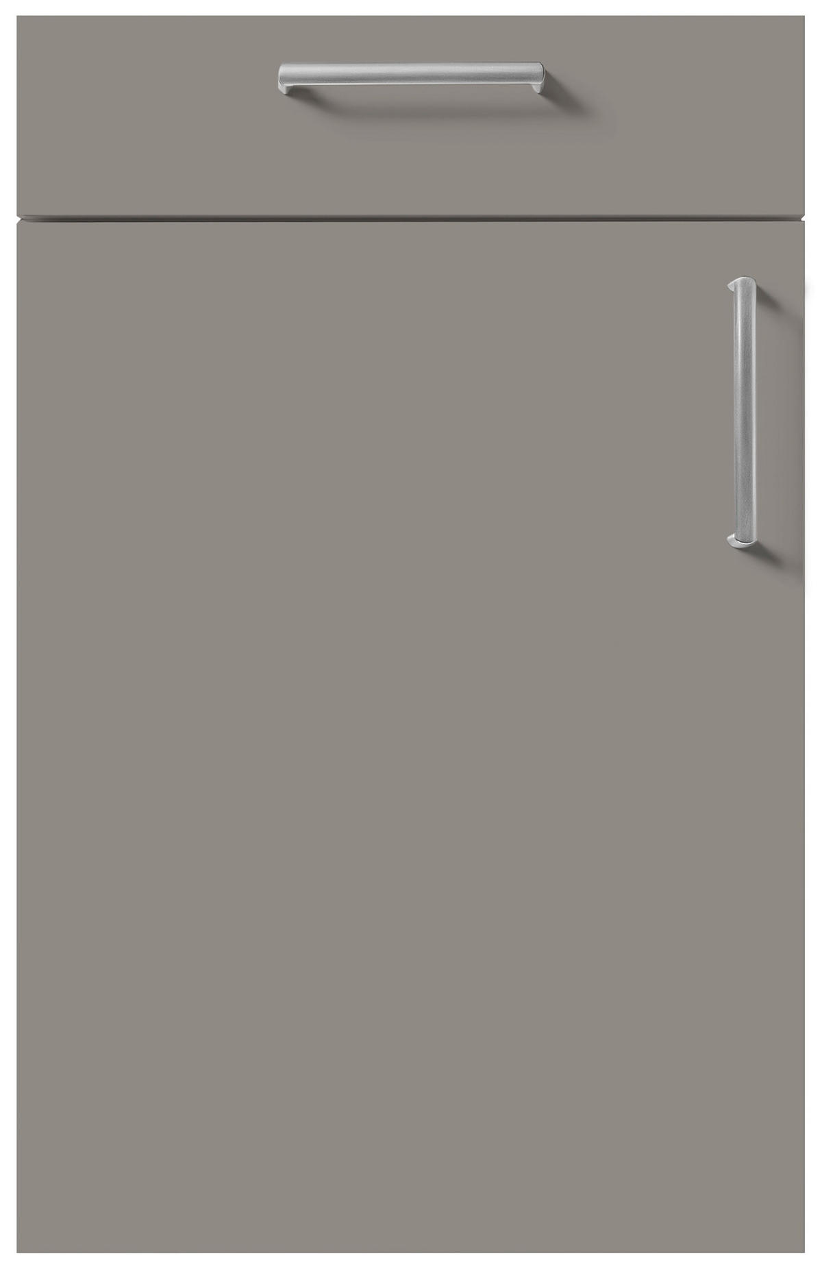 EINBAUKÜCHE   - Schwarz/Grau, Design, Holzwerkstoff - Novel