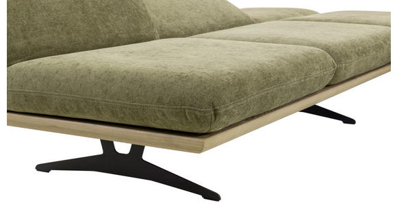 SCHLAFSOFA in Holz, Textil Grün, Eichefarben  - Eichefarben/Beige, Design, Holz/Textil (204/92/90cm) - Dieter Knoll