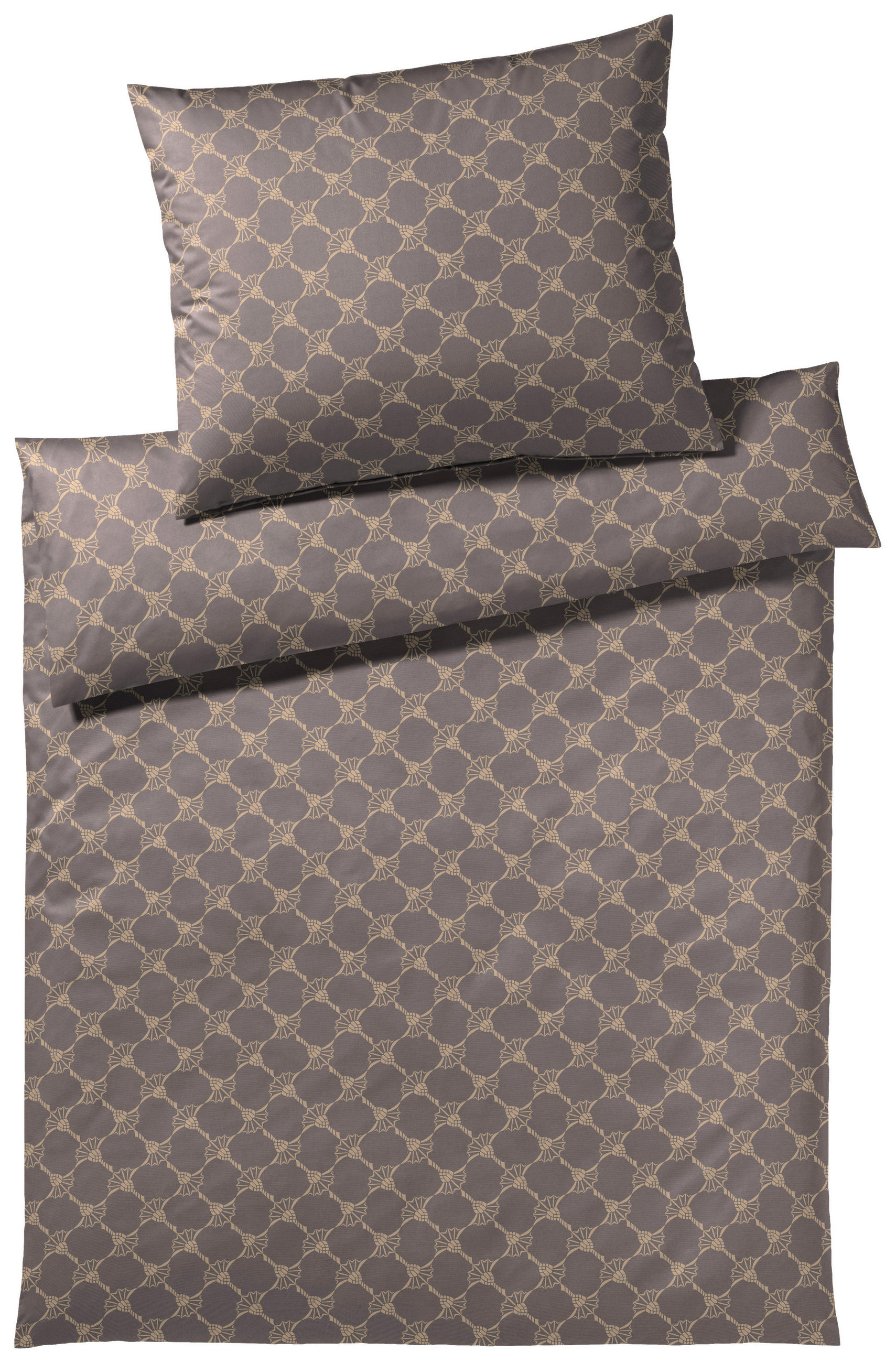 WENDEBETTWÄSCHE 2-teilig Soft Cornflower Flanell 140/200 cm  - Braun, Basics, Textil (140/200cm) - Elegante
