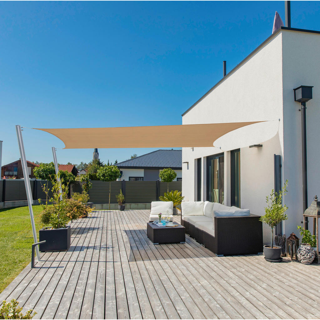 Sonnensegel Rechteck 3x4 M