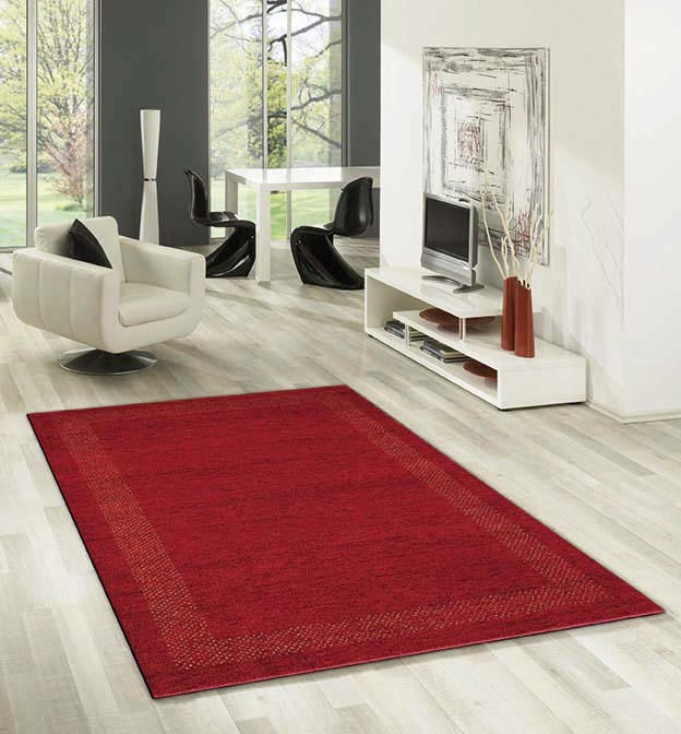 WOLLTEPPICH 250/300 cm Rot  - Rot, KONVENTIONELL, Textil (250/300cm) - Cazaris