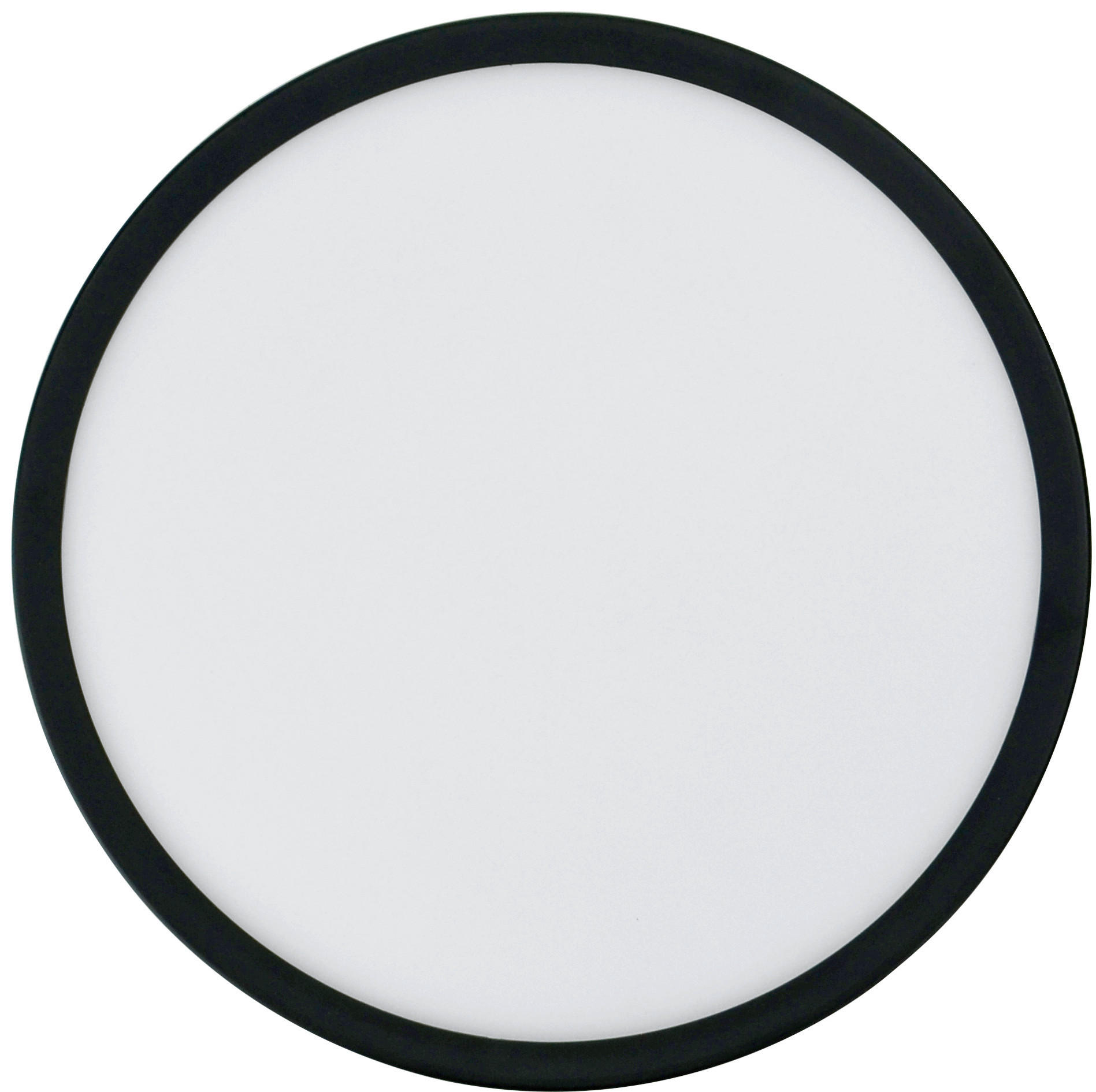 XXXLutz Led-Paneel Twice² Schwarz 2.5 cm
