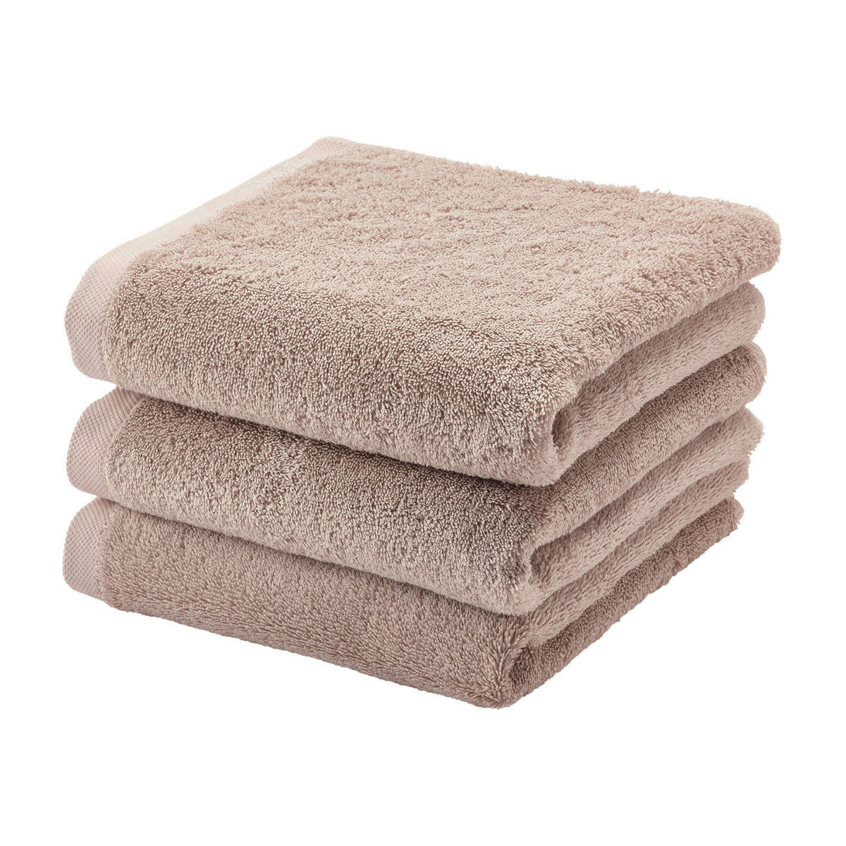 HANDTUCH London Hellbraun  - Hellbraun, Basics, Textil (55/100cm) - Aquanova