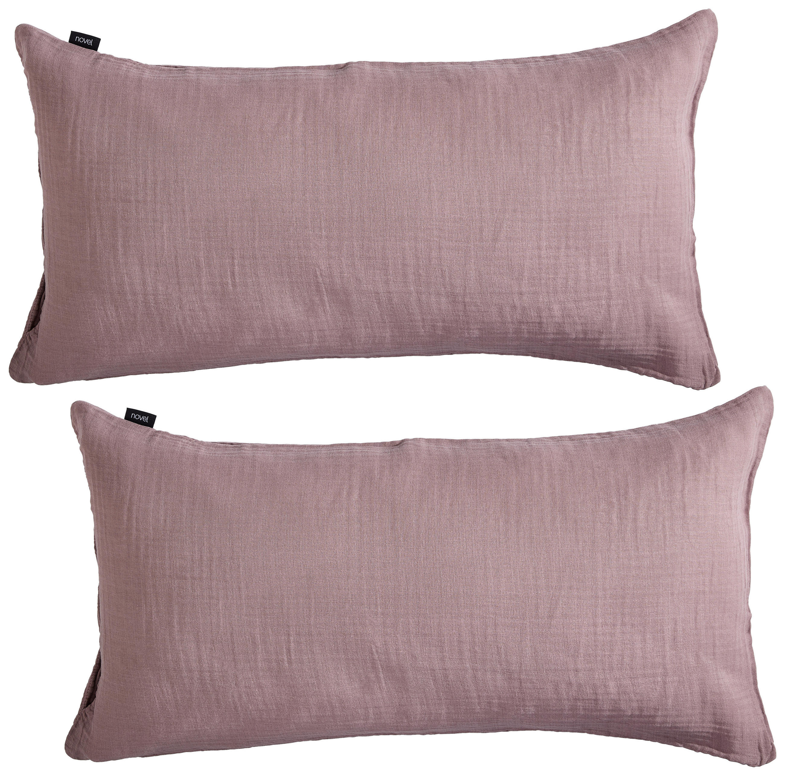 KISSENBEZUG-SET GENTANO 40/80 cm  - Mauve, Basics, Textil (40/80cm) - Novel