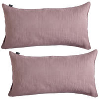 KISSENBEZUG-SET GENTANO 40/80 cm  - Mauve, Basics, Textil (40/80cm) - Novel