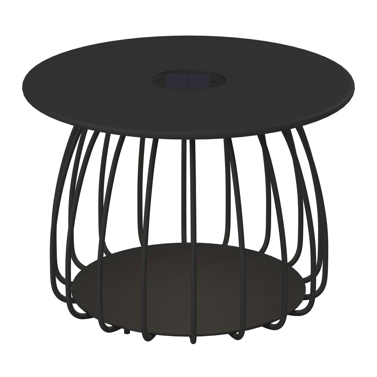 LOUNGETISCH 60/60/39 cm Metall  - Schwarz, Design, Metall (60/60/39cm) - Ambia Garden