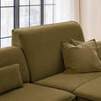 ECKSOFA  in Flachgewebe Khaki  285/190 cm  - Khaki/Schwarz, Design, Textil/Metall (285/190cm) - Johann Jakob