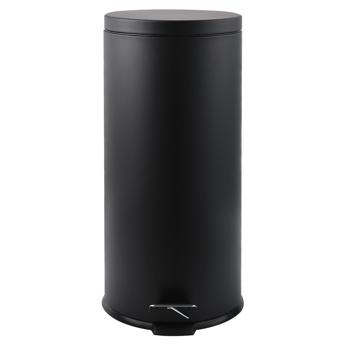 ABFALLEIMER 30 l  Metall  - Schwarz, Basics, Kunststoff/Metall (29.5/63.5/29.5cm) - Spirella