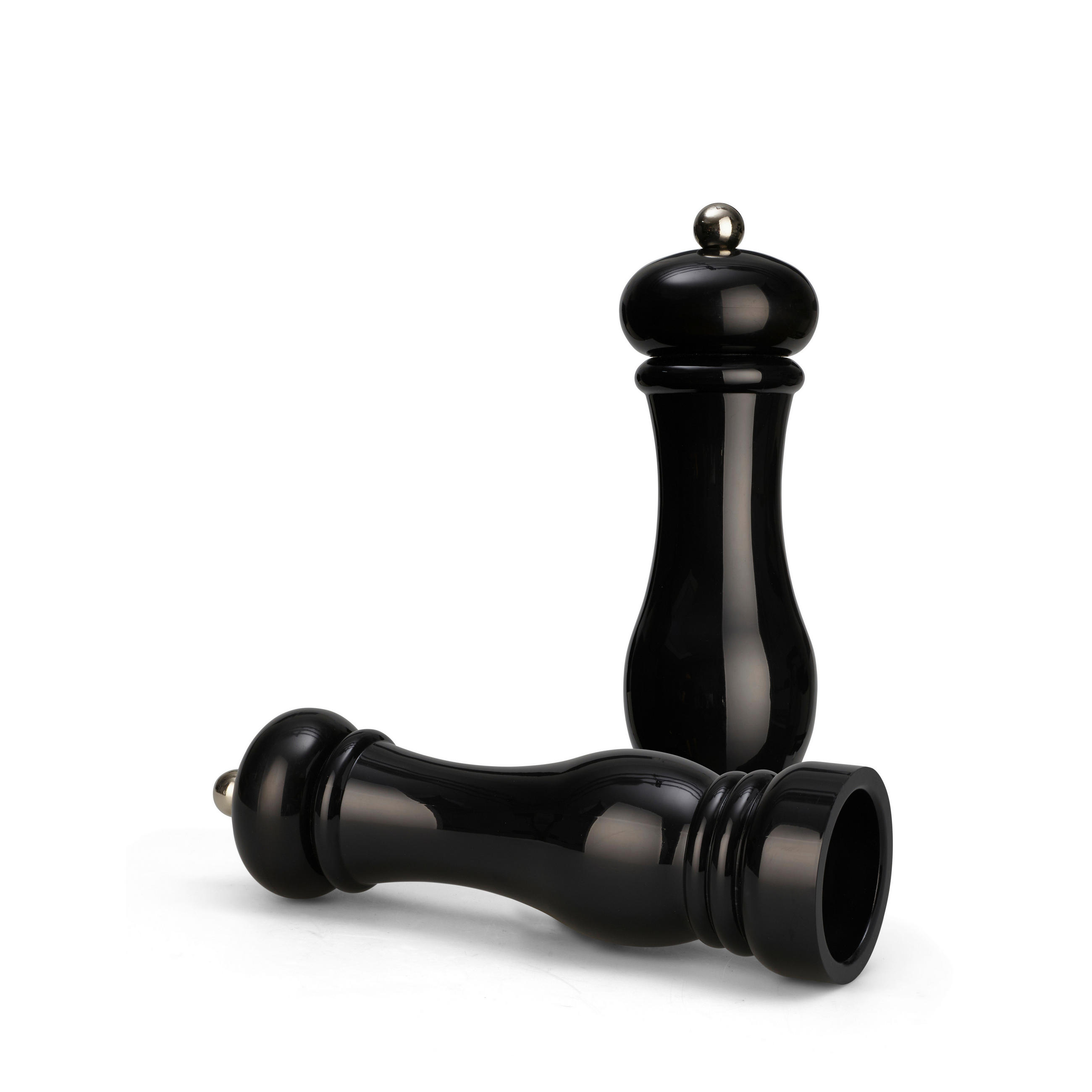 SALZ- UND PFEFFERMÜHLE  - Schwarz, Basics, Keramik/Kunststoff (6/21,5cm) - Echtwerk