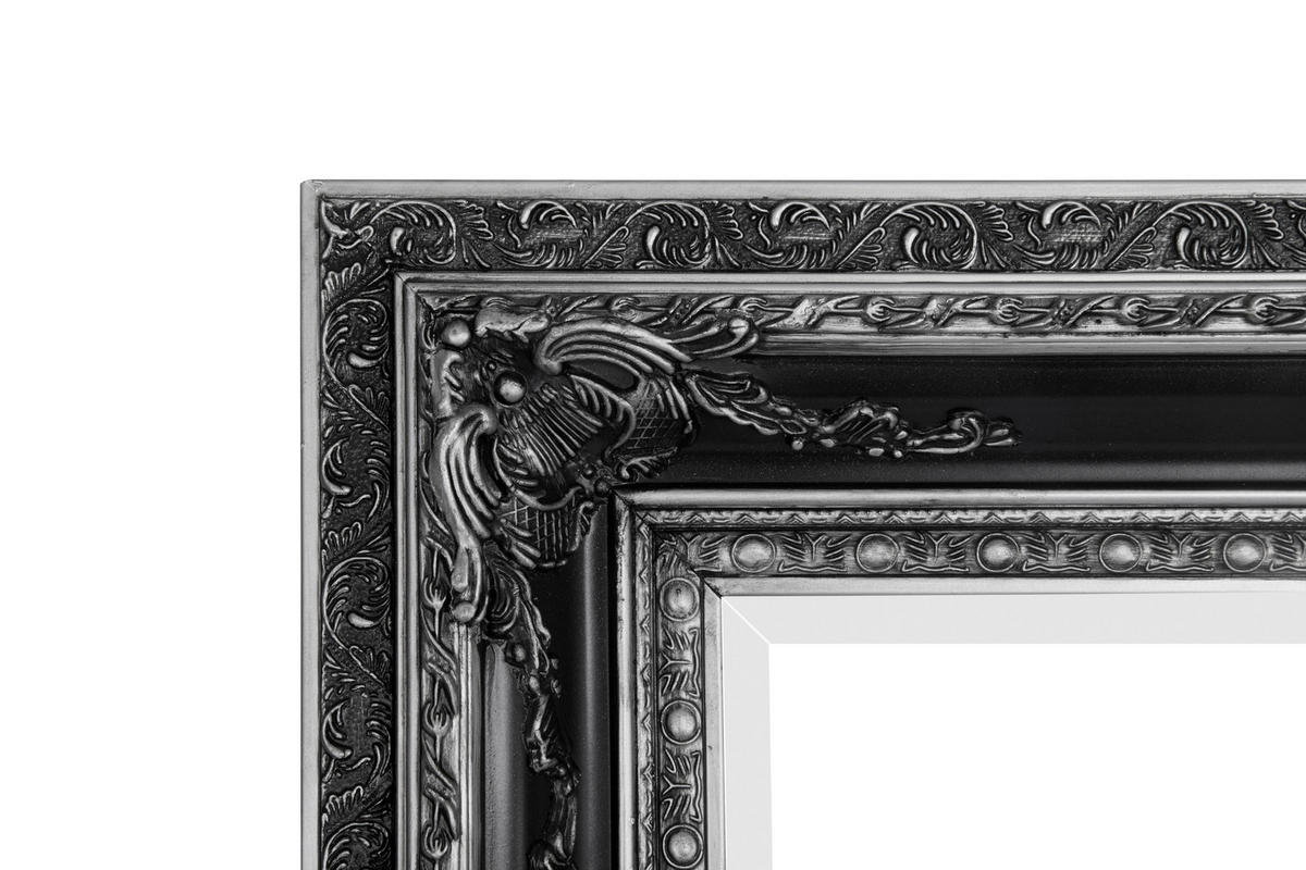 WANDSPIEGEL 100/200/6 cm    in rechteckig  - Silberfarben, LIFESTYLE, Glas/Holz (100/200/6cm) - Carryhome