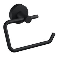 TOILETTENPAPIERHALTER - Schwarz, Basics, Metall (9,9/5,3/14cm) - Tesa
