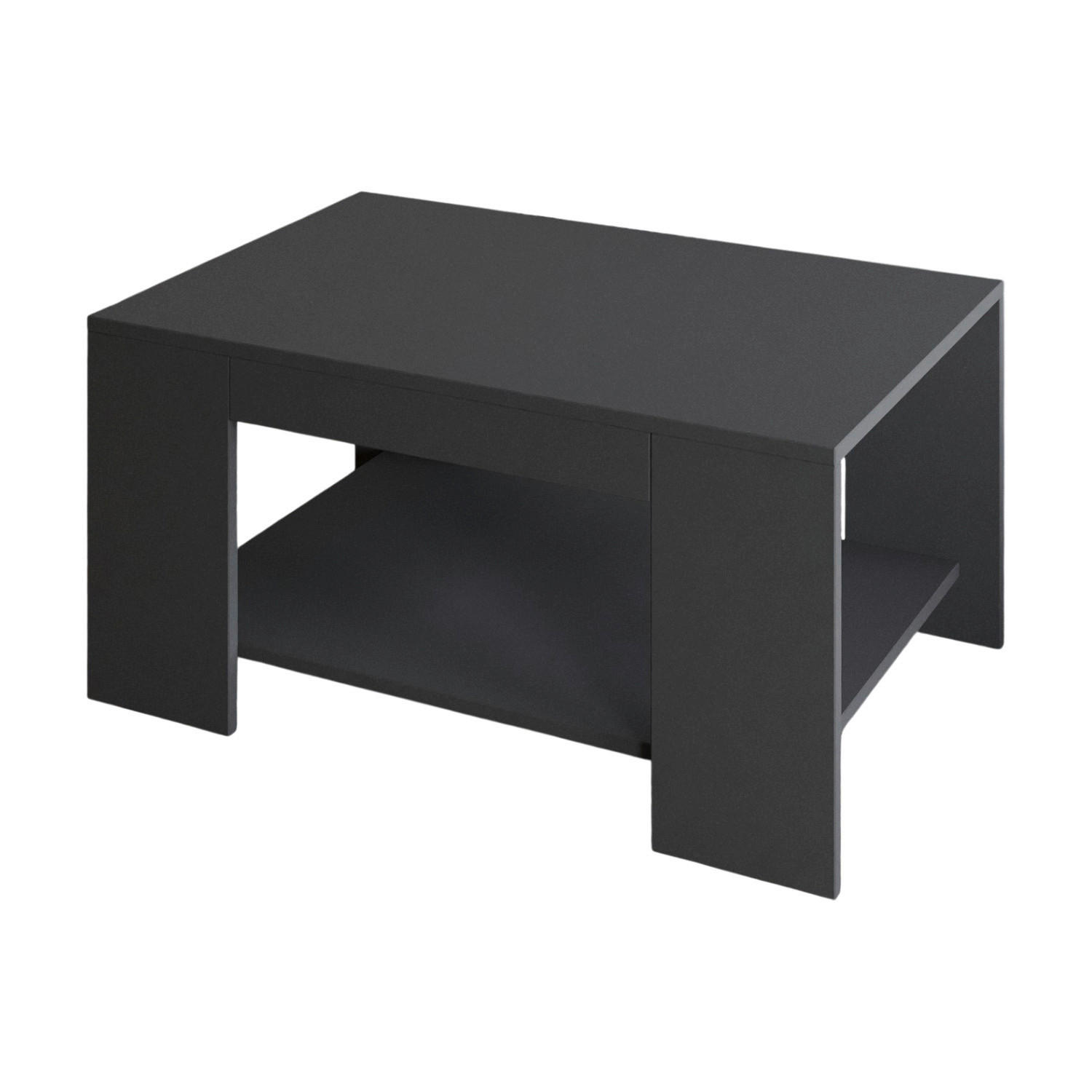 Livetastic Couchtisch Lina Couchtisch Anthrazit 60x44x90 cm