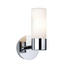 BADEZIMMER-WANDLEUCHTE - Design, Glas/Metall (10,5/20,3/13,5cm) BADEZIMMER-WANDLEUCHTE - Design, Glas/Metall (10,5/20,3/13,5cm)