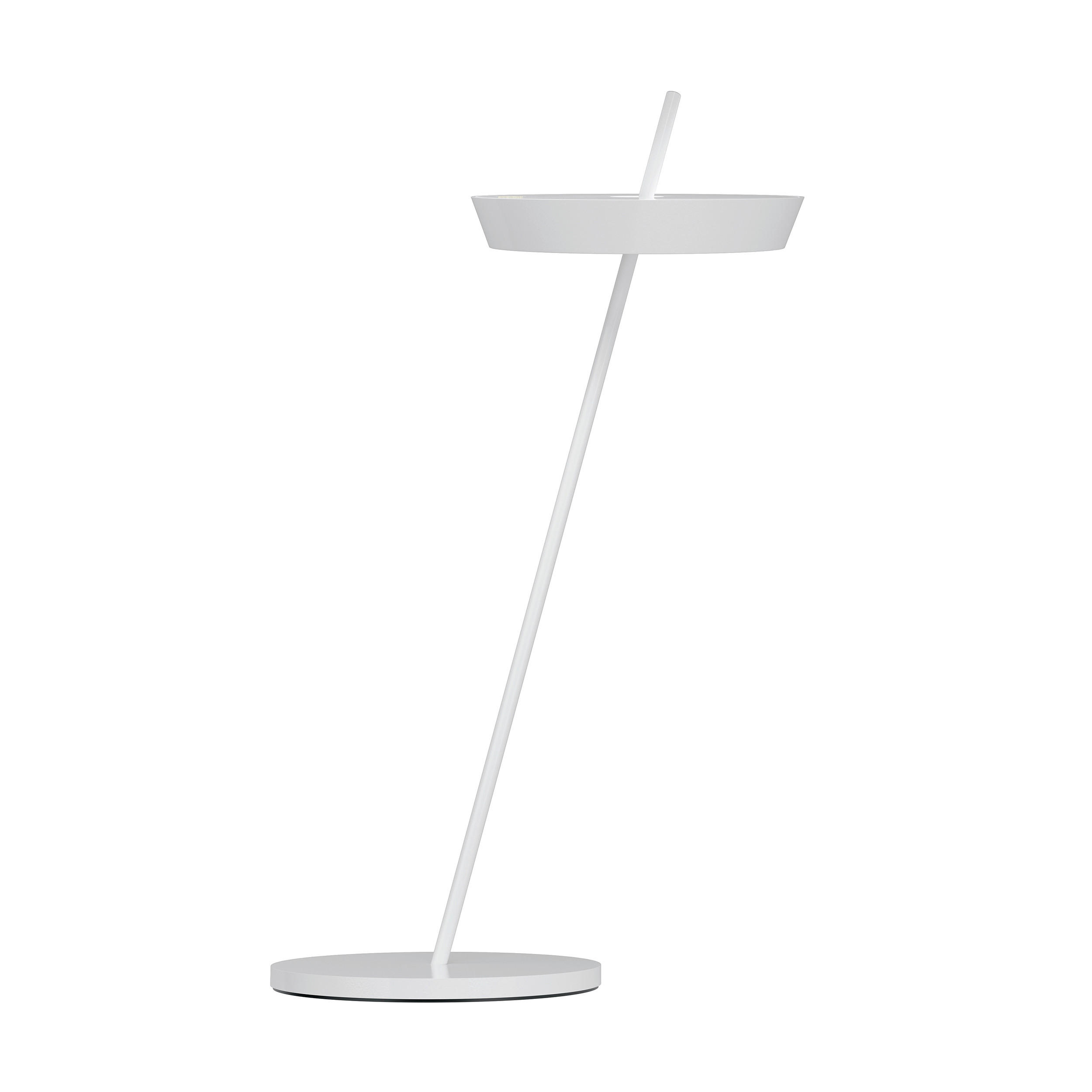 AKKU-TISCHLEUCHTE Mahina 20,7/13,3/35,5 cm   - Weiß Hochglanz, Design, Metall (20,7/13,3/35,5cm)