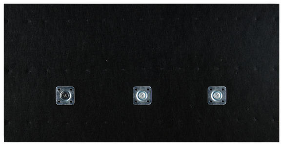GARDEROBENPANEEL  in 60/30/7 cm  - Schwarz/Grau, MODERN, Holzwerkstoff/Textil (60/30/7cm) - Xora
