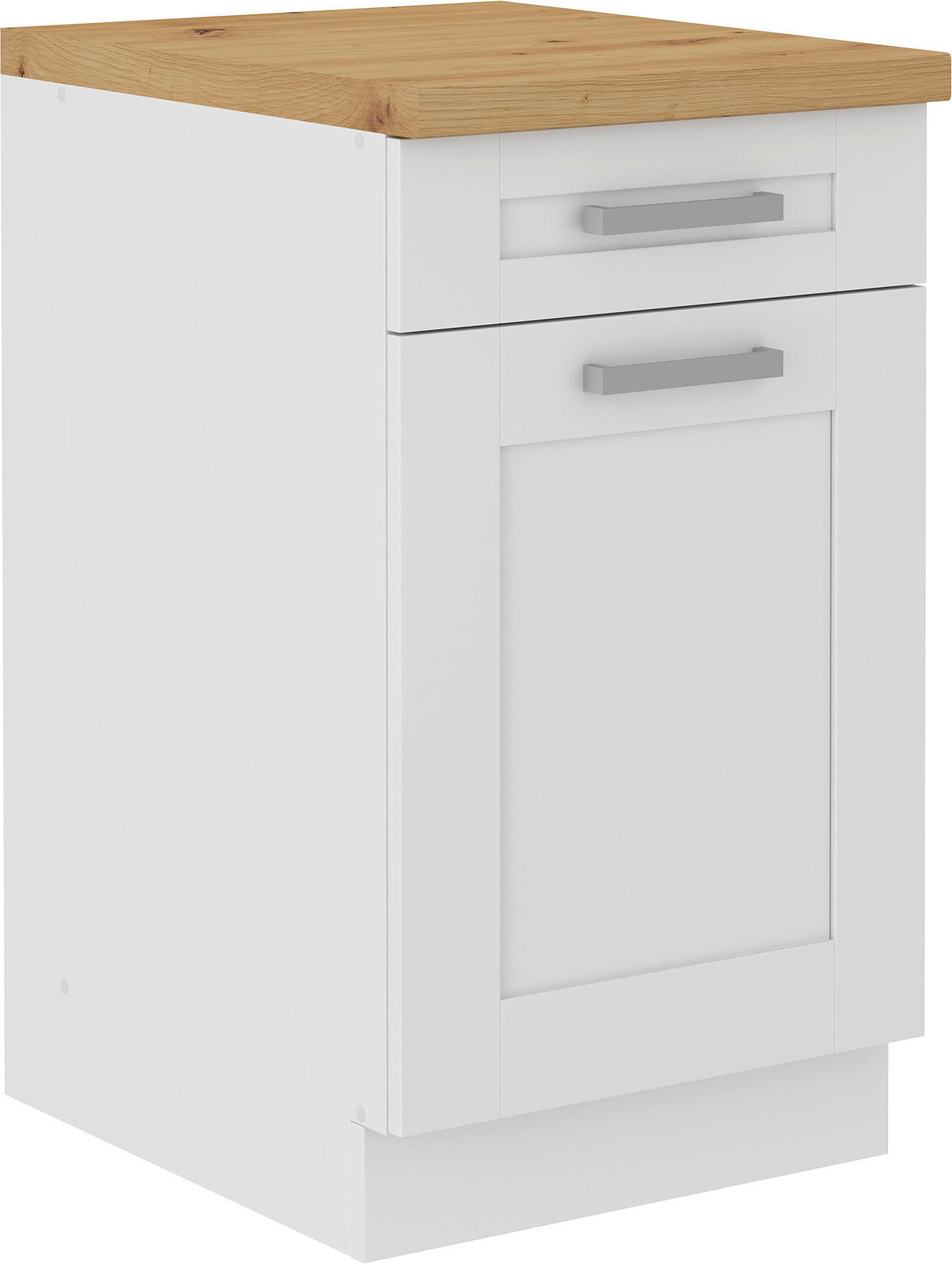 Küchenunterschrank Luisa B: 50 Cm Weiß Mit Lade