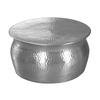 DOHÁNYZÓASZTAL fém 60/60/30,5 cm   - ezüst, Lifestyle, fém (60/60/30,5cm) - MID.YOU