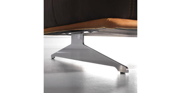 WOHNLANDSCHAFT in Textil Anthrazit, Currygelb - Chromfarben/Currygelb, Design, Textil/Metall (281/186cm) - Hom`in
