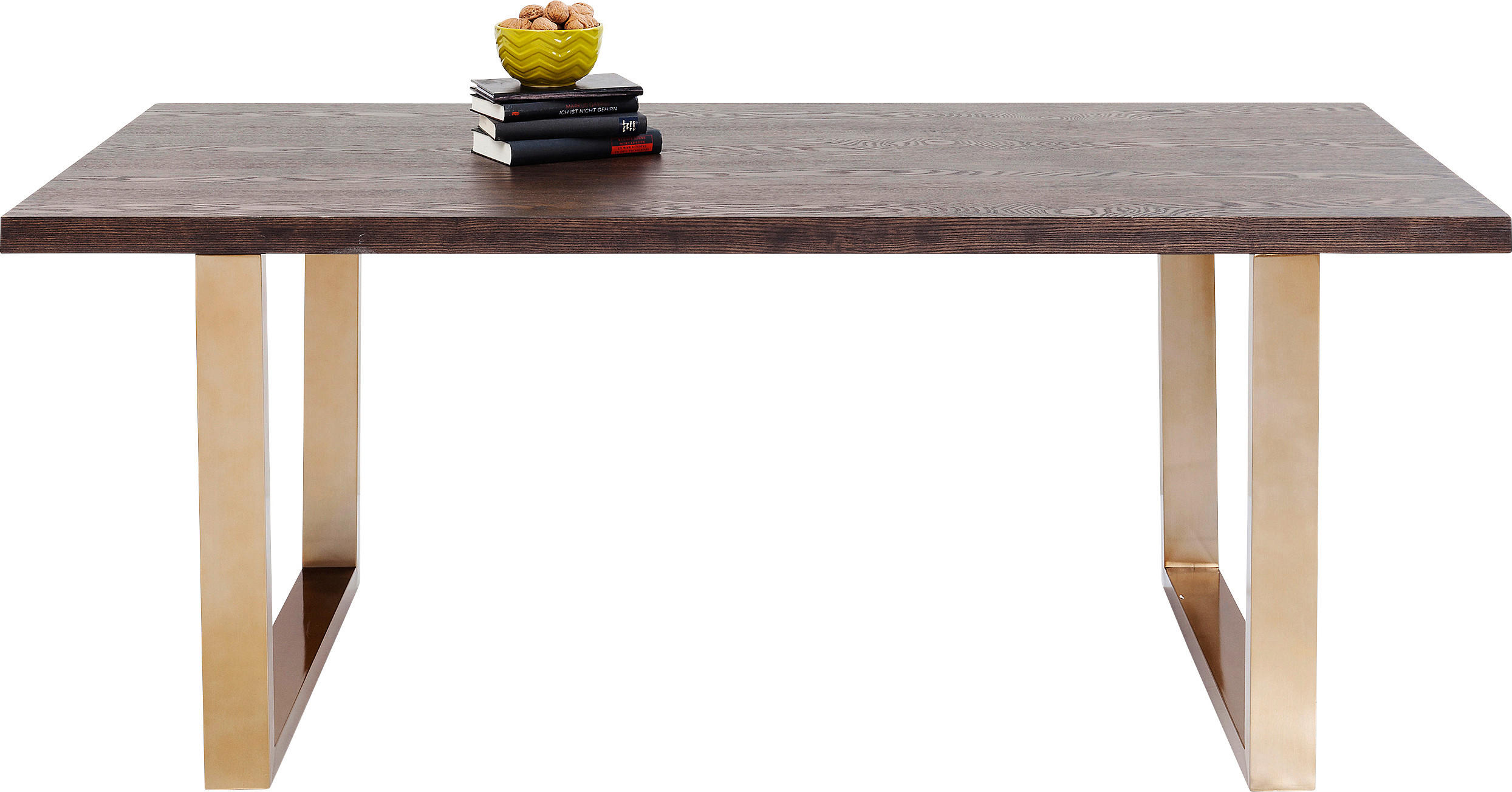 Esstisch Osaka Duo Braun/messingfarben B: 90 Cm