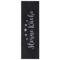 Ästhetisch: Küchenläufer (rech 50/150 cm Cook & Clean Grau, Schwarz  - Schwarz/Grau, Design, Kunststoff (50/150cm)