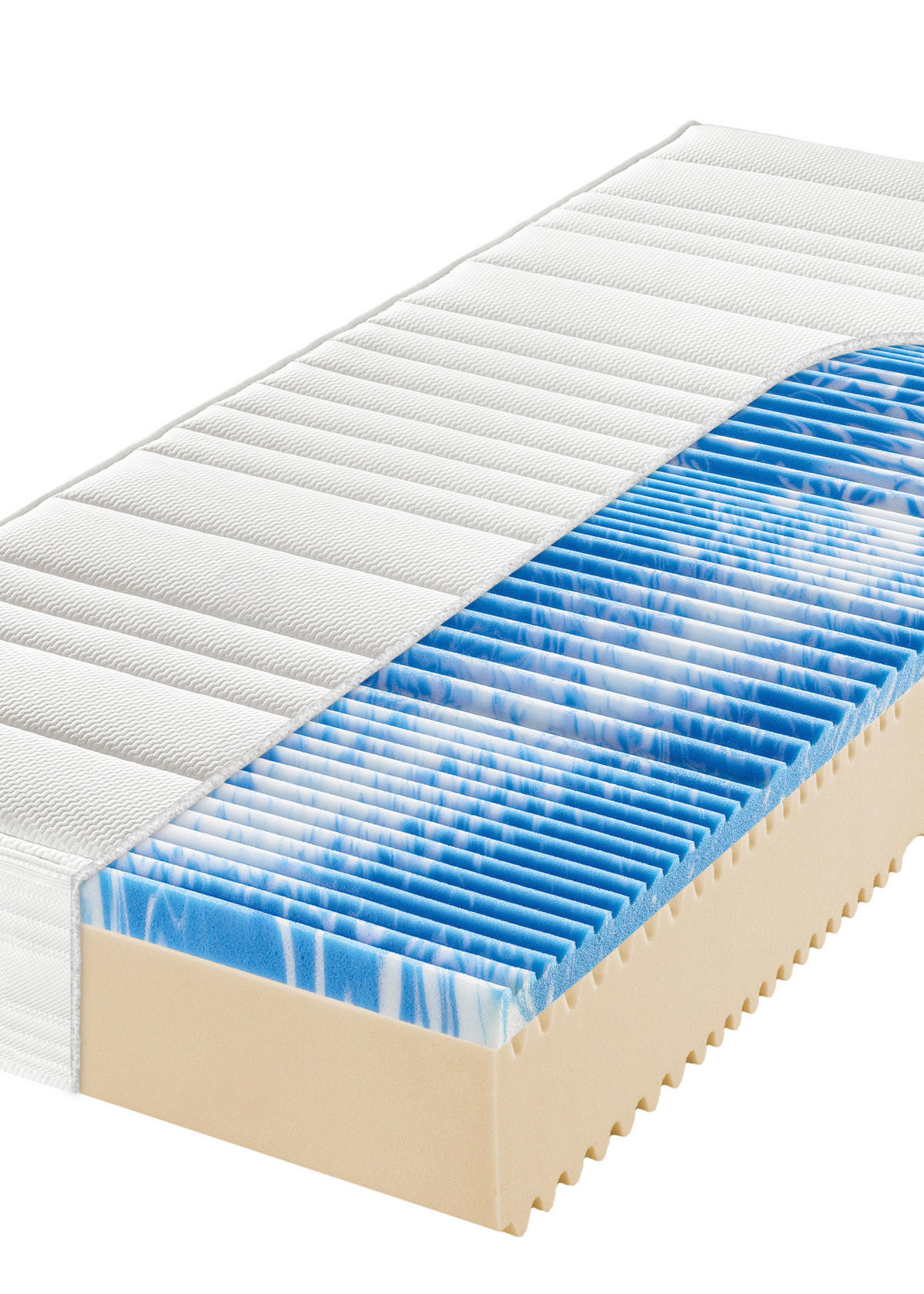 MATRATZENSET 100/200 cm  - Birkefarben, Basics, Holz (100/200cm) - Sleeptex