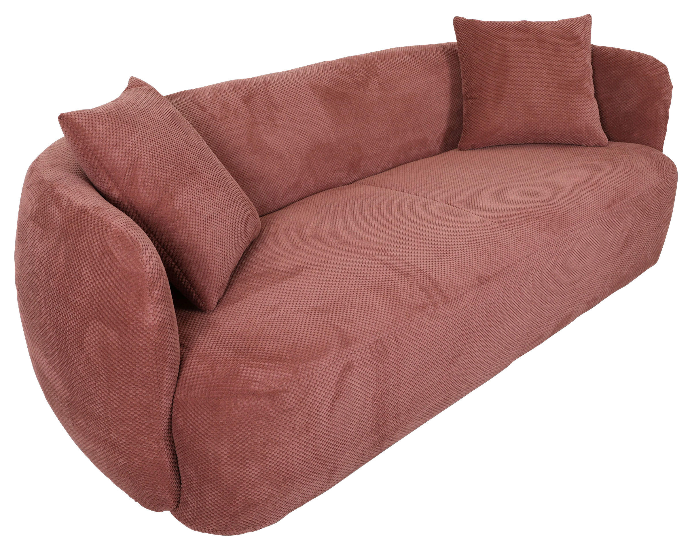 Thumbnail - Ambia Home Bigsofa, Rost, Textil, 2-Sitzer, Füllung: Polyetherschaumkern, 228x73x103 cm, Stoffauswahl, Rücken echt, Wohn...