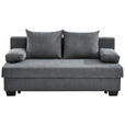 SCHLAFSOFA Bilbao in Flachgewebe Dunkelgrau  - Dunkelgrau, KONVENTIONELL, Holz/Textil (200/88/102cm) - Xora