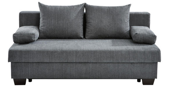 SCHLAFSOFA Bilbao in Flachgewebe Dunkelgrau  - Dunkelgrau, KONVENTIONELL, Holz/Textil (200/88/102cm) - Xora